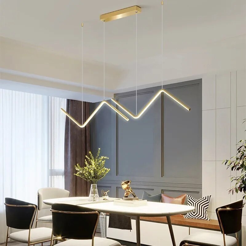 Lustre Pendente Minimalista em LED