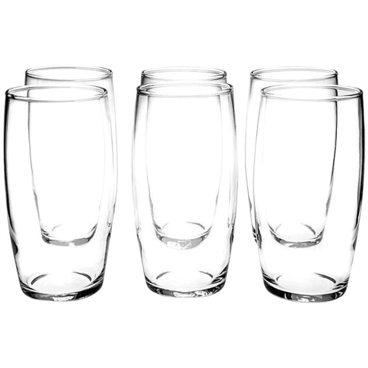 Conjunto 6 Copos de Vidro Sofisticados e Minimalista 300ml